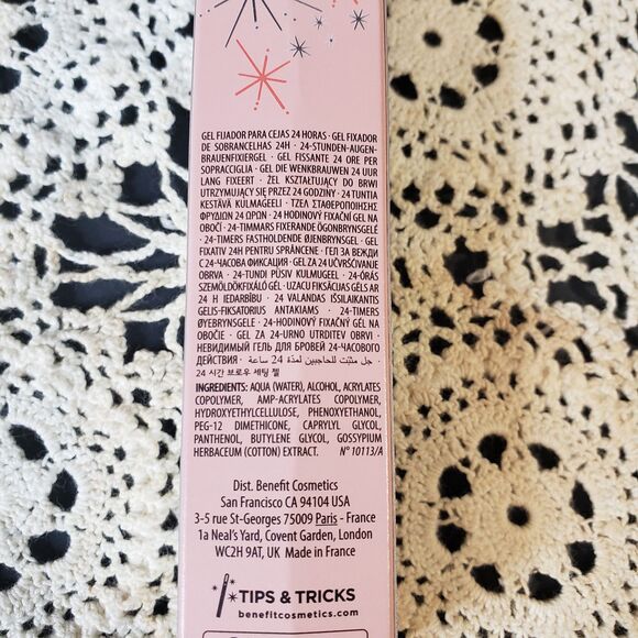 NEW Benefit Cosmetics 24-HR Brow Setter Clear Eyebrow Gel - Picture 7 of 7